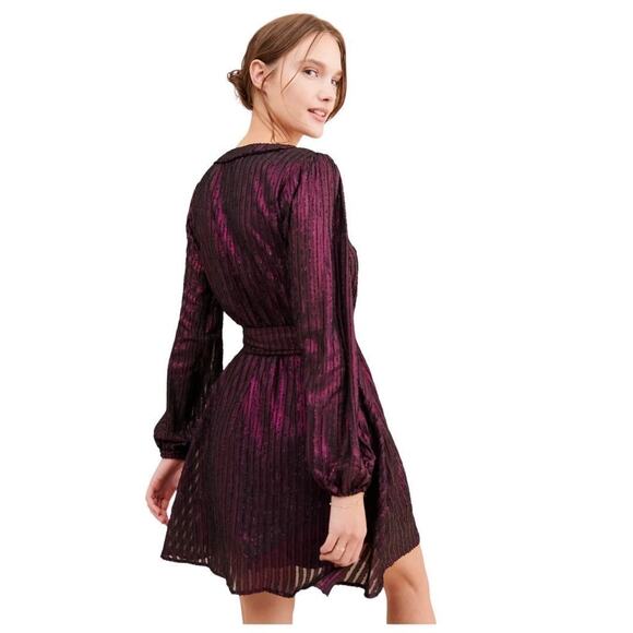 ModCloth Time to Shine Purple Metallic Dress - Picture 12 of 13